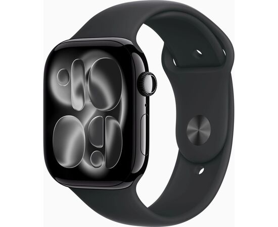 Смарт-часы Apple Watch Series 11 GPS 46mm Jet Black Aluminium Case with Black Sport Band - M/L (MEUX4RK/A) Смарт-часы Apple Watch Series 11 GPS 46mm Jet Black Aluminium Case with Black Sport Band - M/L (MEUX4RK/A)