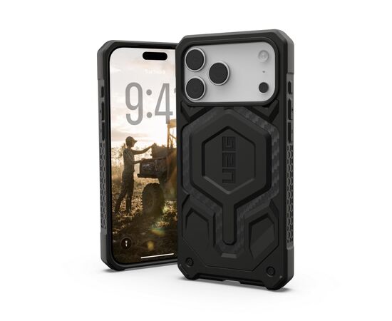 Чохол до мобільного телефона UAG iPhone 17 Pro Max Monarch Pro MagSafe Carbon Fiber (114514114242), зображення 8