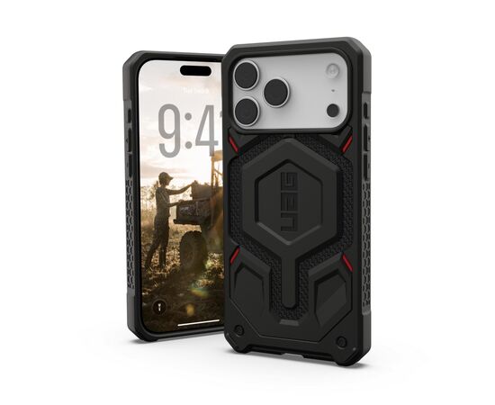 Чохол до мобільного телефона UAG iPhone 17 Pro Max Monarch Pro MagSafe Kevlar Black (114514113940), зображення 8