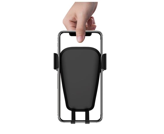 Універсальний автотримач ColorWay Soft Touch Gravity Holder Black (CW-CHG03-BK), зображення 5 Універсальний автотримач ColorWay Soft Touch Gravity Holder Black (CW-CHG03-BK), зображення 5