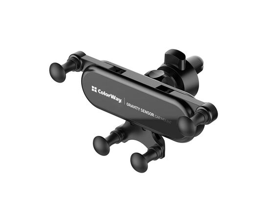 Універсальний автотримач ColorWay Gravity Sensor Holder Black (CW-CHG11-BK), зображення 2 Універсальний автотримач ColorWay Gravity Sensor Holder Black (CW-CHG11-BK), зображення 2
