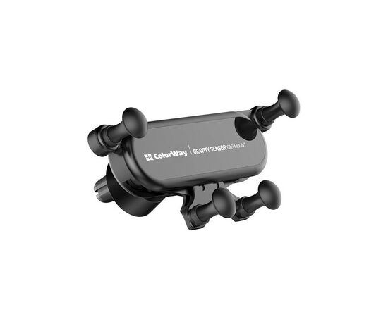 Універсальний автотримач ColorWay Gravity Sensor Holder Black (CW-CHG11-BK), зображення 3 Універсальний автотримач ColorWay Gravity Sensor Holder Black (CW-CHG11-BK), зображення 3