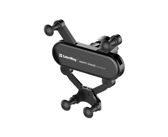Універсальний автотримач ColorWay Gravity Sensor Holder Black (CW-CHG11-BK), зображення 4 Універсальний автотримач ColorWay Gravity Sensor Holder Black (CW-CHG11-BK), зображення 4