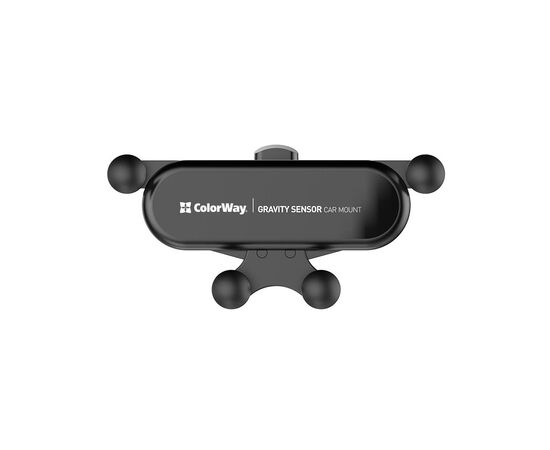 Універсальний автотримач ColorWay Gravity Sensor Holder Black (CW-CHG11-BK), зображення 6 Універсальний автотримач ColorWay Gravity Sensor Holder Black (CW-CHG11-BK), зображення 6