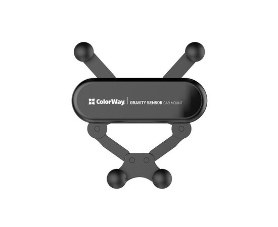 Універсальний автотримач ColorWay Gravity Sensor Holder Black (CW-CHG11-BK), зображення 7 Універсальний автотримач ColorWay Gravity Sensor Holder Black (CW-CHG11-BK), зображення 7