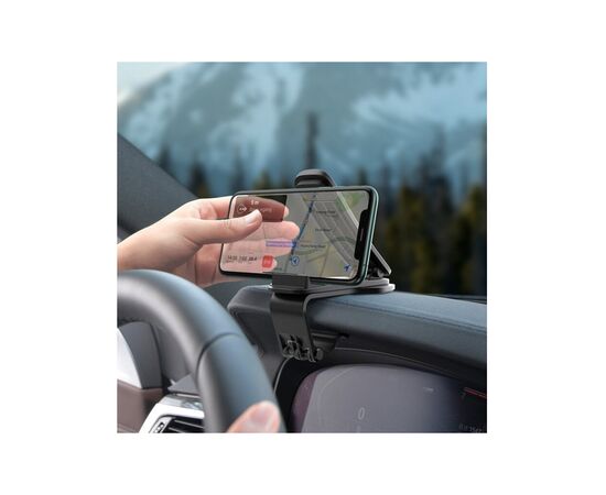 Универсальный автодержатель Baseus Big Mouth Pro Car Mount (applicable to centre console) Black (SUDZ-A01), изображение 6 Универсальный автодержатель Baseus Big Mouth Pro Car Mount (applicable to centre console) Black (SUDZ-A01), изображение 6