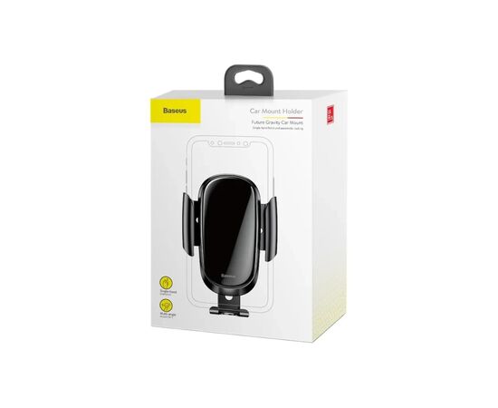 Універсальний автотримач Baseus Future Gravity Car Mount Black (SUYL-WL01), зображення 7 Універсальний автотримач Baseus Future Gravity Car Mount Black (SUYL-WL01), зображення 7