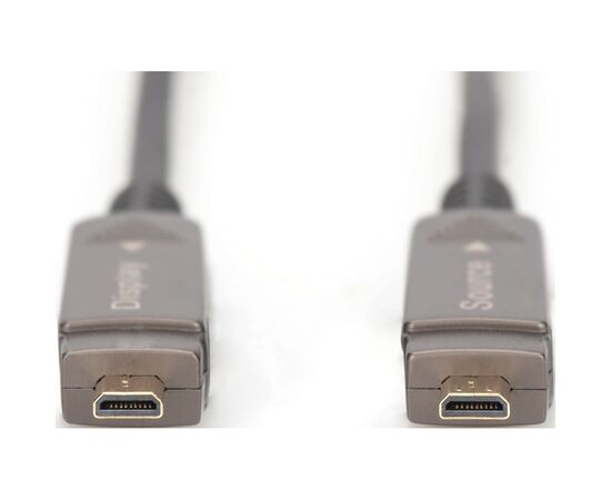 Кабель мультимедийный HDMI to HDMI 10.0m 4K AOC Digitus (AK-330127-100-S), изображение 3 Кабель мультимедийный HDMI to HDMI 10.0m 4K AOC Digitus (AK-330127-100-S), изображение 3