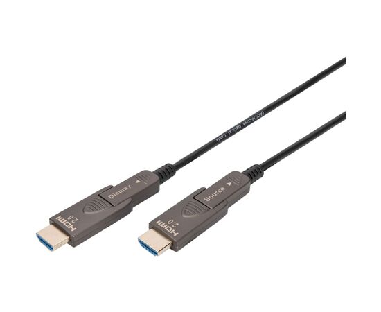 Кабель мультимедийный HDMI to HDMI 10.0m 4K AOC Digitus (AK-330127-100-S) Кабель мультимедийный HDMI to HDMI 10.0m 4K AOC Digitus (AK-330127-100-S)