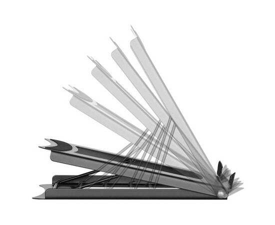 Подставка для ноутбука Digitus Mobile laptop stand, до 15", black (DA-90368), изображение 6 Подставка для ноутбука Digitus Mobile laptop stand, до 15", black (DA-90368), изображение 6