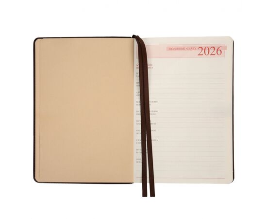 Еженедельник Leo planner А5 датированный 2026 "Aldento", интегральный, темно-коричневый, 368 страниц (252673), изображение 5 Еженедельник Leo planner А5 датированный 2026 "Aldento", интегральный, темно-коричневый, 368 страниц (252673), изображение 5