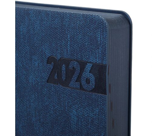 Еженедельник Leo planner А5 датированный 2026 «Boss», мягкий, синий, 368 страниц (252633), изображение 3 Еженедельник Leo planner А5 датированный 2026 «Boss», мягкий, синий, 368 страниц (252633), изображение 3