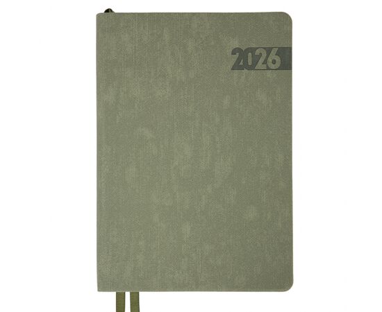 Еженедельник Leo planner А5 датированный 2026 «Boss», мягкий, хаки, 368 страниц (252635) Еженедельник Leo planner А5 датированный 2026 «Boss», мягкий, хаки, 368 страниц (252635)