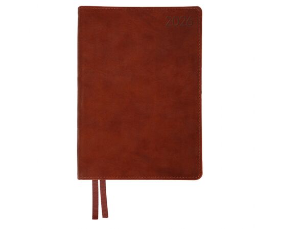 Еженедельник Leo planner А5 датированный 2026 "Case", интегральный, коричневый, 368 страниц (252659) Еженедельник Leo planner А5 датированный 2026 "Case", интегральный, коричневый, 368 страниц (252659)