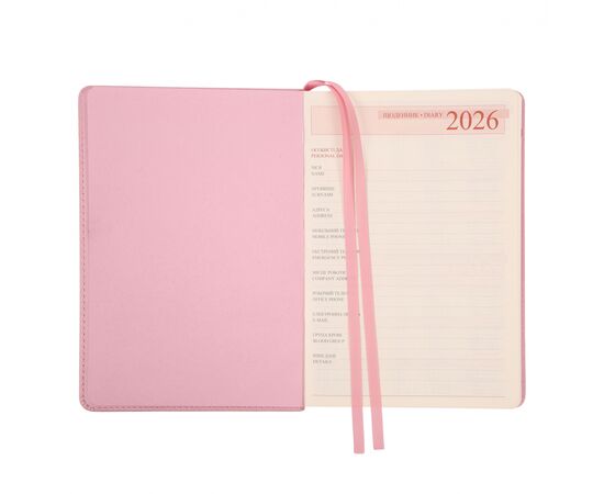 Еженедельник Leo planner А5 датированный 2026 "Chiara", жесткий, розовый, 368 страниц (252686), изображение 5 Еженедельник Leo planner А5 датированный 2026 "Chiara", жесткий, розовый, 368 страниц (252686), изображение 5