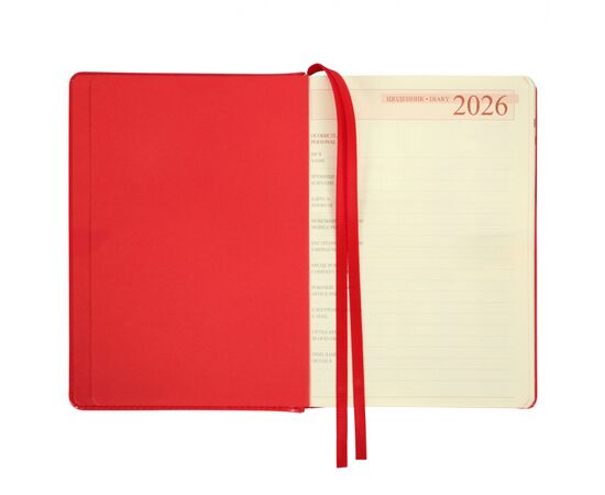 Еженедельник Leo planner А5 датированный 2026 "City", жесткий, красный, 368 страниц (252666), изображение 6 Еженедельник Leo planner А5 датированный 2026 "City", жесткий, красный, 368 страниц (252666), изображение 6