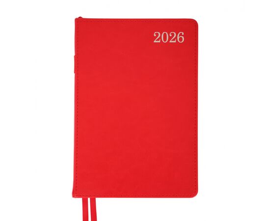 Еженедельник Leo planner А5 датированный 2026 "City", жесткий, красный, 368 страниц (252666) Еженедельник Leo planner А5 датированный 2026 "City", жесткий, красный, 368 страниц (252666)