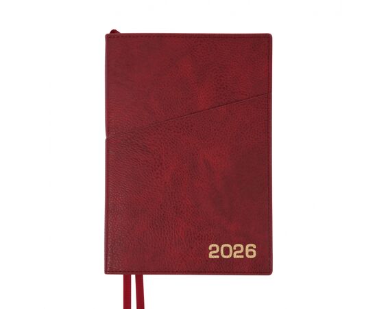 Еженедельник Leo planner А5 датированный 2026 "Credo", интегральный, бордовый, 368 страниц (252645) Еженедельник Leo planner А5 датированный 2026 "Credo", интегральный, бордовый, 368 страниц (252645)
