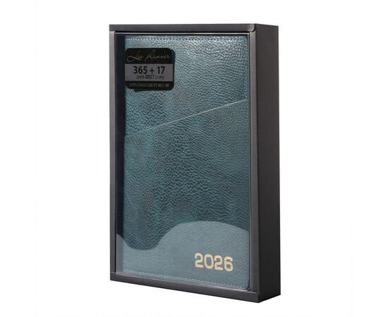 Еженедельник Leo planner А5 датированный 2026 "Credo", интегральный, изумрудный, 368 страниц (252646), изображение 3 Еженедельник Leo planner А5 датированный 2026 "Credo", интегральный, изумрудный, 368 страниц (252646), изображение 3