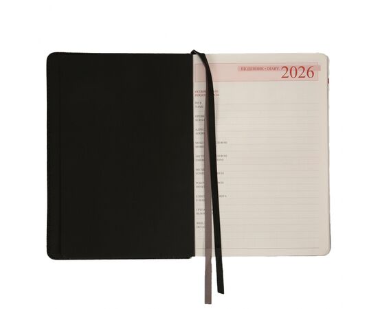 Еженедельник Leo planner А5 датированный 2026 "Nero", жесткий, черный, 368 страниц (252687), изображение 5 Еженедельник Leo planner А5 датированный 2026 "Nero", жесткий, черный, 368 страниц (252687), изображение 5