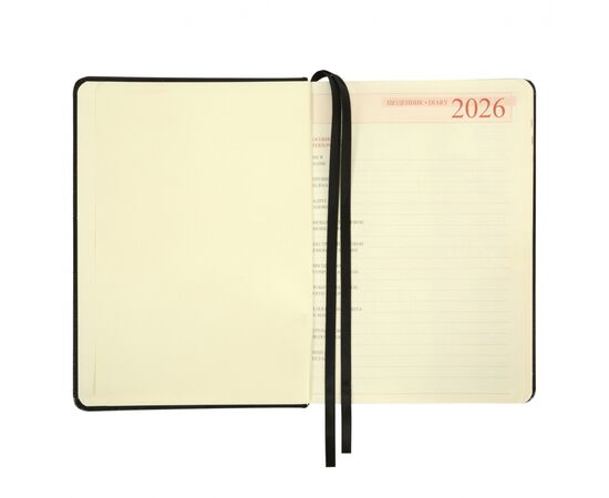 Еженедельник Leo planner А5 датированный 2026 «Persona», твердый, черный, 368 страниц (252665), изображение 6 Еженедельник Leo planner А5 датированный 2026 «Persona», твердый, черный, 368 страниц (252665), изображение 6