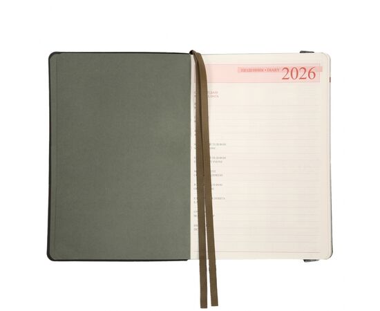 Еженедельник Leo planner А5 датированный 2026 «Polo», мягкий, графитовый, 368 страниц (252694), изображение 5 Еженедельник Leo planner А5 датированный 2026 «Polo», мягкий, графитовый, 368 страниц (252694), изображение 5