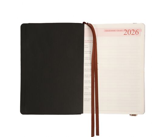 Еженедельник Leo planner А5 датированный 2026 «Trend», мягкий, черный, 368 страниц (252693), изображение 5 Еженедельник Leo planner А5 датированный 2026 «Trend», мягкий, черный, 368 страниц (252693), изображение 5