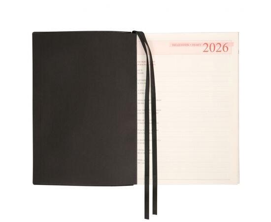 Еженедельник Leo planner А5 датированный 2026 «Velvet», мягкий, черный, 368 страниц (252638), изображение 4 Еженедельник Leo planner А5 датированный 2026 «Velvet», мягкий, черный, 368 страниц (252638), изображение 4