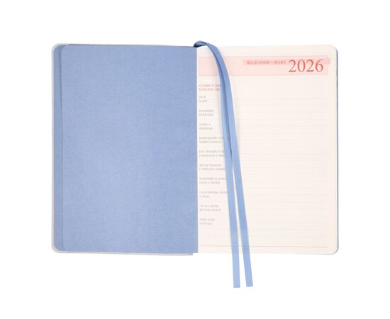 Еженедельник Leo planner А5 датированный 2026 «Vitto», мягкий, голубой, 368 страниц (252644), изображение 5 Еженедельник Leo planner А5 датированный 2026 «Vitto», мягкий, голубой, 368 страниц (252644), изображение 5