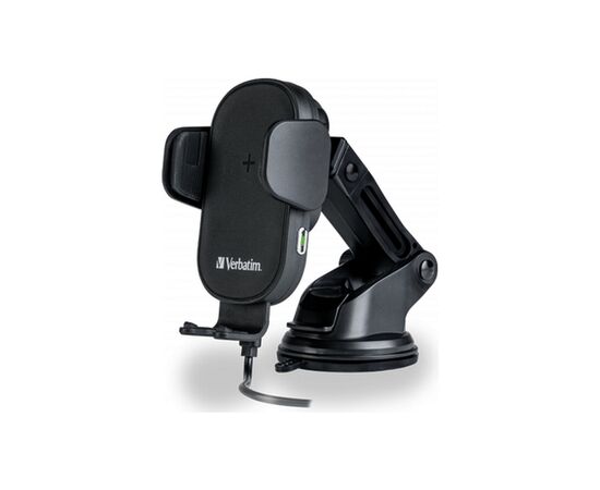 Универсальный автодержатель Verbatim FWC-01 with Qi Fast Wireless Car Charger (49552), изображение 3 Универсальный автодержатель Verbatim FWC-01 with Qi Fast Wireless Car Charger (49552), изображение 3