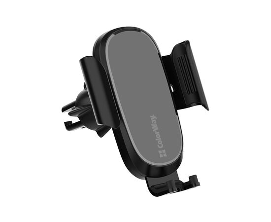 Универсальный автодержатель ColorWay Air Vent Car Wireless Charger 15W Black (CW-CHAW038Q-BK), изображение 3 Универсальный автодержатель ColorWay Air Vent Car Wireless Charger 15W Black (CW-CHAW038Q-BK), изображение 3