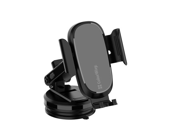 Универсальный автодержатель ColorWay Dashboard Car Wireless Charger 15W Black (CW-CHAW037Q-BK), изображение 6 Универсальный автодержатель ColorWay Dashboard Car Wireless Charger 15W Black (CW-CHAW037Q-BK), изображение 6