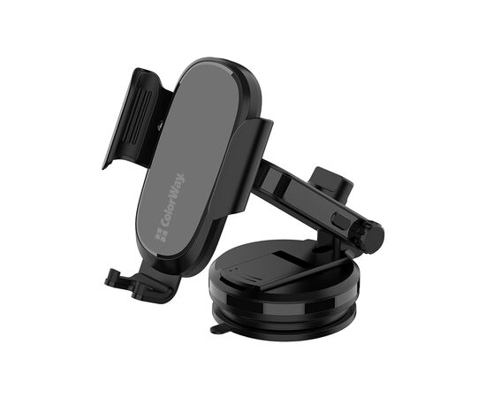 Универсальный автодержатель ColorWay Dashboard Car Wireless Charger 15W Black (CW-CHAW037Q-BK), изображение 7 Универсальный автодержатель ColorWay Dashboard Car Wireless Charger 15W Black (CW-CHAW037Q-BK), изображение 7