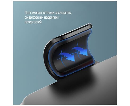 Універсальний автотримач ColorWay Metallic Gravity Holder 3 Black (CW-CHG14-BK), зображення 11 Універсальний автотримач ColorWay Metallic Gravity Holder 3 Black (CW-CHG14-BK), зображення 11