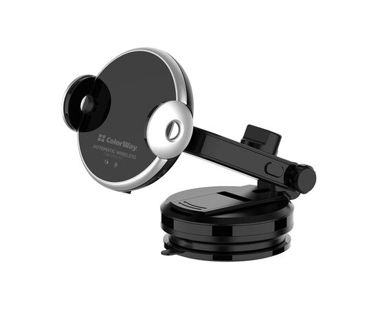 Универсальный автодержатель ColorWay AutoSense Car Wireless Charger 15W (Dashboard + Air Vent) (CW-CHAW039Q-BK), изображение 7 Универсальный автодержатель ColorWay AutoSense Car Wireless Charger 15W (Dashboard + Air Vent) (CW-CHAW039Q-BK), изображение 7
