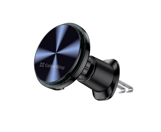 Универсальный автодержатель ColorWay MagSafe 360° Air Vent-2, Type-C, 15W (CW-CHMW042Q-BK) Универсальный автодержатель ColorWay MagSafe 360° Air Vent-2, Type-C, 15W (CW-CHMW042Q-BK)