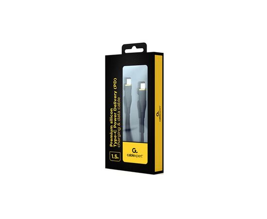 Дата кабель USB-C to USB-C 1.5m 3A Cablexpert (CC-USB2S-CMCM-1.5M-BK), изображение 2 Дата кабель USB-C to USB-C 1.5m 3A Cablexpert (CC-USB2S-CMCM-1.5M-BK), изображение 2