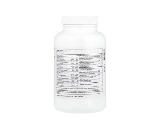 Витаминно-минеральный комплекс Thorne Research Комплекс питательных веществ, Advanced Nutrients, 240 капсул (THR-01706), изображение 2 Витаминно-минеральный комплекс Thorne Research Комплекс питательных веществ, Advanced Nutrients, 240 капсул (THR-01706), изображение 2