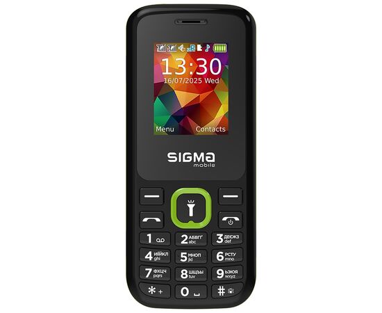 Мобильный телефон Sigma X-style 171 MINI Track Black-Green (4827798813720), изображение 2 Мобильный телефон Sigma X-style 171 MINI Track Black-Green (4827798813720), изображение 2