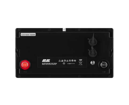 Батарея LiFePo4 2E 12V-150Ah, ABC 4S (2E-LFP12150-ABC), изображение 5 Батарея LiFePo4 2E 12V-150Ah, ABC 4S (2E-LFP12150-ABC), изображение 5