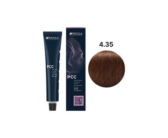 Краска для волос Indola Permanent Caring Color 4.35 - Средне-коричневый золотистый красный (4045787933581) Краска для волос Indola Permanent Caring Color 4.35 - Средне-коричневый золотистый красный (4045787933581)