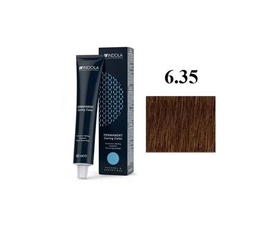 Краска для волос Indola Permanent Caring Color 6.35 - Русое золотистое красное дерево (4045787932621), изображение 2 Краска для волос Indola Permanent Caring Color 6.35 - Русое золотистое красное дерево (4045787932621), изображение 2