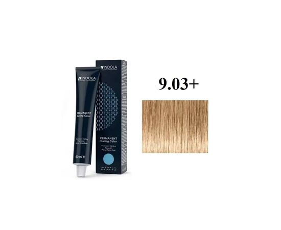 Краска для волос Indola Permanent Caring Color 9.03+ - очень светлый натуральный блонд золотистый интенсивный (4045787930061) Краска для волос Indola Permanent Caring Color 9.03+ - очень светлый натуральный блонд золотистый интенсивный (4045787930061)