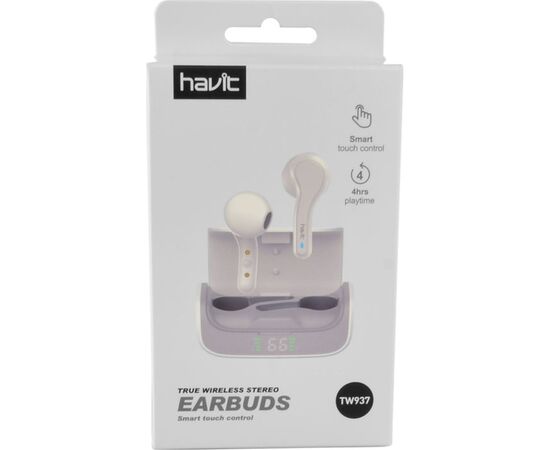 Наушники Havit TW937 White (HV-TW937), изображение 3 Наушники Havit TW937 White (HV-TW937), изображение 3