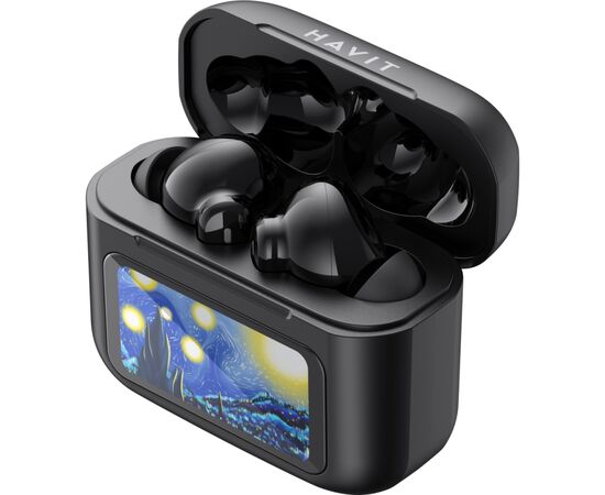 Навушники Havit TW956 ANC Black (HV-TW956-BK), зображення 2 Навушники Havit TW956 ANC Black (HV-TW956-BK), зображення 2