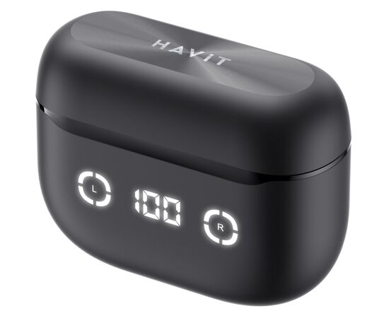 Навушники Havit TW984 Life NC01T ANC Black (HV-TW984-BK), зображення 11 Навушники Havit TW984 Life NC01T ANC Black (HV-TW984-BK), зображення 11
