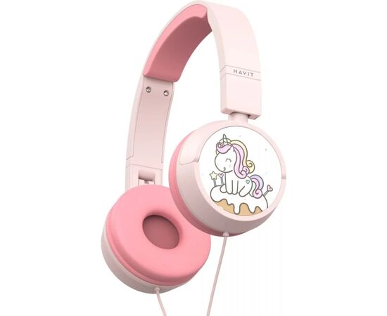 Наушники Havit H231d Pink (HV-H231d), изображение 5 Наушники Havit H231d Pink (HV-H231d), изображение 5