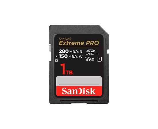 Карта памяти SanDisk 1TB SDXC class 10 UHS-II U3 V60 Extreme Pro (SDSDXEP-1T00-GN4IN) Карта памяти SanDisk 1TB SDXC class 10 UHS-II U3 V60 Extreme Pro (SDSDXEP-1T00-GN4IN)