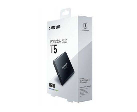 Накопитель SSD USB 3.1 2TB Samsung (MU-PA2T0B/WW), изображение 9 Накопитель SSD USB 3.1 2TB Samsung (MU-PA2T0B/WW), изображение 9