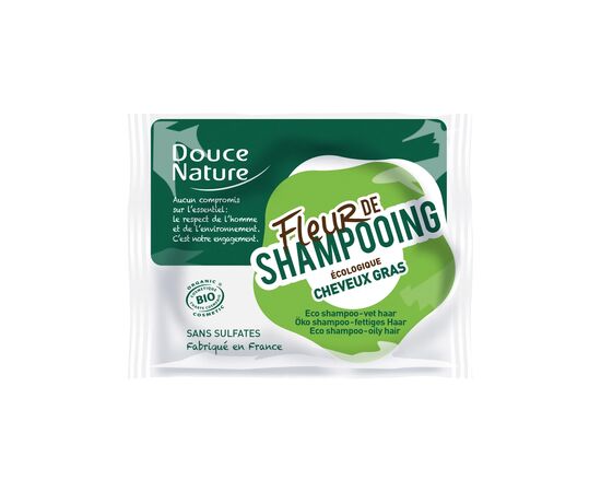 Шампунь Douce Nature Fleur De Shampoo Твердый Для жирных волос 85 г (3380380058585) Шампунь Douce Nature Fleur De Shampoo Твердый Для жирных волос 85 г (3380380058585)